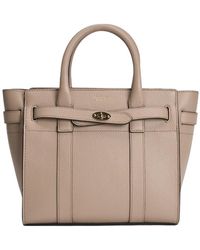 Mulberry - Mini Bayswater Taube Graue Handtasche - Lyst