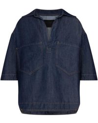 Dondup - Tops ,Blauw ,Df 0266D Polo Shirt - Lyst