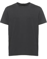 Dondup - Tops ,Zwart ,Katoen Cotton T-Shirt Met Logo - Lyst