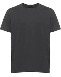 Dondup - Tops ,Zwart ,Katoen Cotton T-Shirt Met Logo - Lyst