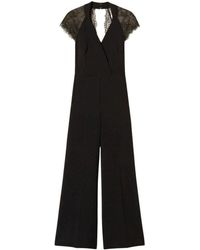 Twinset - Jumpsuit Van Crêpe En Kant - Lyst