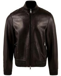 The Jack Leathers - Zwarte Leren Jassen - Lyst