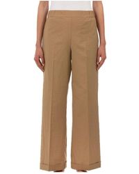 Le Tricot Perugia - Wide Trousers - Lyst