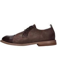 A.s.98 - Schnürschuhe Aus Leder Und Wildleder - Lyst