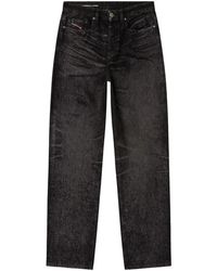 DIESEL - Rechte Jeans - Lyst