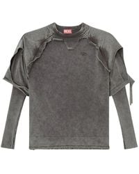 DIESEL - Long Sleeve T-Shirts - Lyst