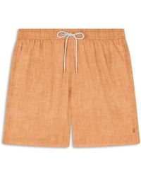 Paul & Shark - Badehose Mit Leinen-Effekt Riviera Hello Capri - Lyst
