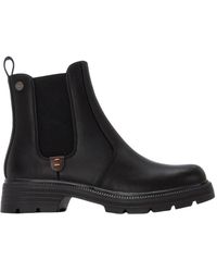 Refresh - Schwarze Stiefeletten Aus Kunstleder - Lyst