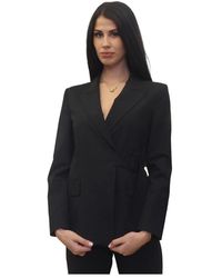 Marella - Jassen ,Zwart ,Leer Blazers - Lyst