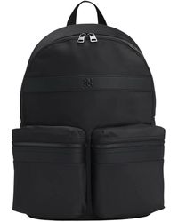 HUGO - Schwarzer Quantic Rucksack Mit Vordertaschen - Lyst