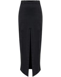 Tom Ford - Crepe Envers Satin Tailored Skirt - Lyst