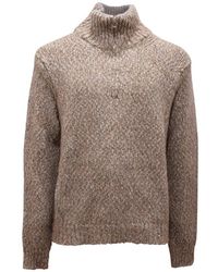 Amaranto - Trui Met Ronde Hals - Lyst