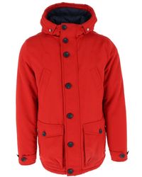 North Sails - Jassen ,Rood ,Polyester Rode Hoodie Jas Rits Knopen Herfst/Winter - Lyst