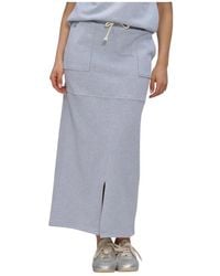 Nukus - Rokken ,Blauw ,Maartje Skirt Lurex - Lyst