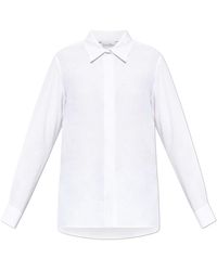 Max Mara - Overhemden ,Wit ,Leer Falasco Shirt - Lyst