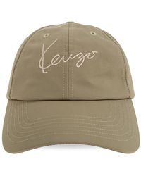 KENZO - Signature Embroidered Cap - Lyst