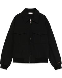 Liu Jo - Schwarze zip-up t-shirts und polos - Lyst