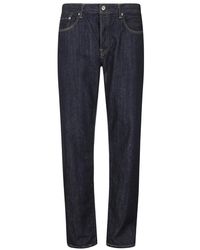 Edwin - Dunkelblaue Tapered Jeans Regular Fit - Lyst