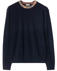 Burberry - Round-Neck Knitwear - Lyst