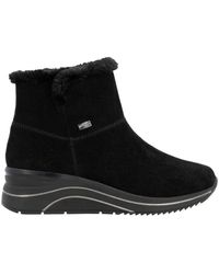 Remonte - Schwarze lässige stiefeletten - Lyst