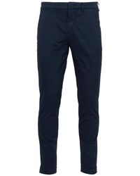 Fay - Straight Trousers - Lyst