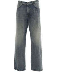 Grifoni - Jeans Mit Weitem Bein, Mittlere Waschung - Lyst