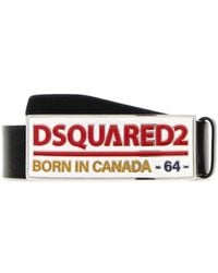 DSquared² - Accessoires ,Zwart ,Belt - Lyst