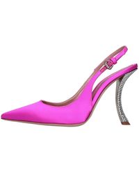 Gedebe - Schoenen ,Roze ,Satijn Met Hak Fuchsia - Lyst