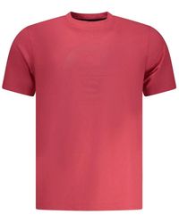 North Sails - Tops ,Rood ,Katoen T-Shirt Met Korte Mouwen - Lyst