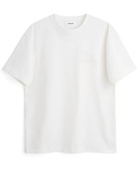 Soulland - Tops ,Wit ,Katoen Kralen T-Shirt - Lyst