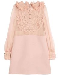 Valentino Garavani - Kleedjes ,Roze ,Elegante Zwarte Jurk - Lyst