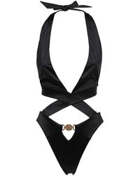 Versace - Costume Intero Allacciato Con Medusa-Donna - Lyst