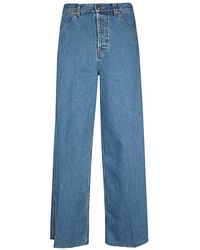 Gucci - Klassieke Denim Jeans Met Contrasterende Stiksels - Lyst