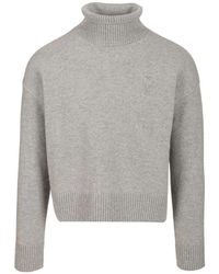 Ami Paris - De Coeur Turtleneck Sweater - Lyst