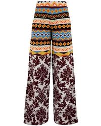 Akep - Broeken ,Veelkleurig ,Multikleur Broek Voor - Lyst