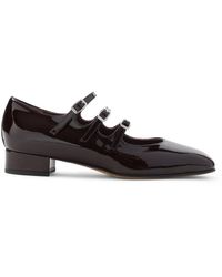 CAREL PARIS - Braune Mary Jane Pumps Mit Riemen - Lyst