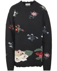 Semicouture - Round-Neck Knitwear - Lyst