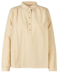 Lolly's Laundry - Casual Camel Hemd Mit Langen Ärmeln - Lyst