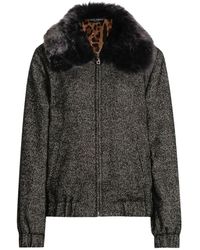 Dolce & Gabbana - Jassen ,Veelkleurig ,Wol Wool Chevron Jacket - Lyst