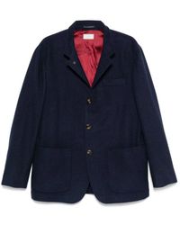 Brunello Cucinelli - Jassen ,Blauw ,Blauwe Jassen Voor Mannen - Lyst