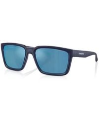 Arnette - Blaue matte sonnenbrille an 4346,matt schwarz/graue sonnenbrille,verspiegelte graue sonnenbrille - Lyst