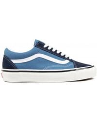 Vans - Schoenen ,Blauw ,Katoen Anaheim Factory Old Skool 36 Dx - Lyst