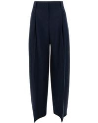 McQueen - Wide Trousers - Lyst