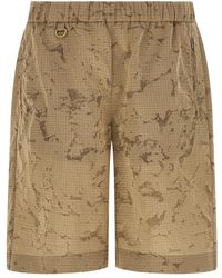 Laminar - Fitness ,Nylon Glanzende Nylon Ripstop Bermuda Shorts - Lyst