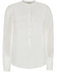 Jucca - Overhemden ,Wit ,Katoen Silk Cotton Shirt - Lyst