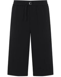 Ami Paris - Schwarze Bermuda-Shorts Für Männer - Lyst