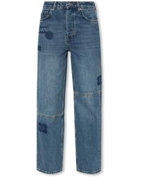 Ganni - Straight leg jeans - Lyst