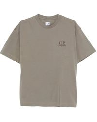 C.P. Company - Logo-Print Rücken T-Shirt - Lyst