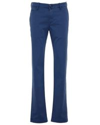 Jacob Cohen - Blaue baumwoll-chinohose slim fit - Lyst