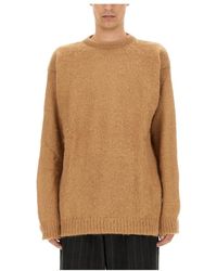 FAMILY FIRST - Round-Neck Knitwear - Lyst